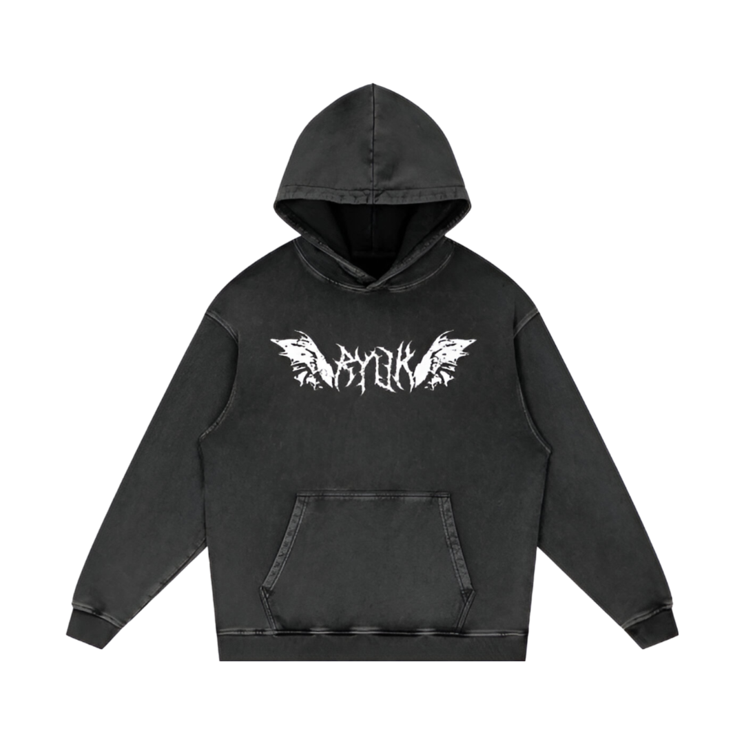 (Death note) Ryuk Acid Washed Oversize Hoodie