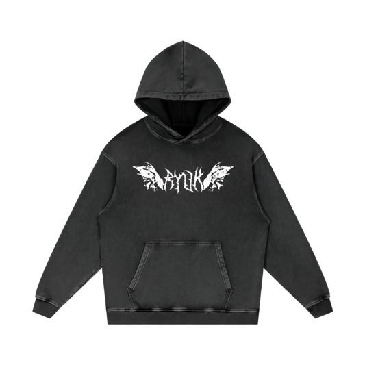 (Death note) Ryuk Acid Washed Oversize Hoodie